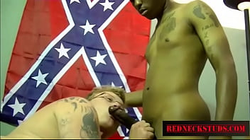 White Straight Redneck gets fucked by BBC- RedneckStuds.com