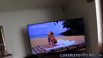 Yuffie's Busty British Mom Gets a Workout with Luke Hardy