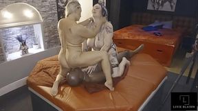 THREEWAY AT THE DEN AS JAY PLAYHARD EXPERIENCES EVA MAY AND LIVIE BLAINN