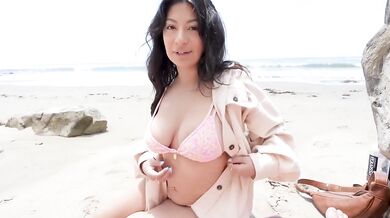 Brother's wife gets railed at nude beach by cheating latina milf