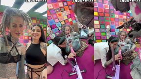 anal pornstars on set - 3 days production - behind the scenes with goth sluts
