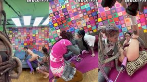 anal pornstars on set - 3 days production - behind the scenes with goth sluts