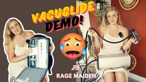 Unpaking VacuGlide with BIG TIT Rage Maiden