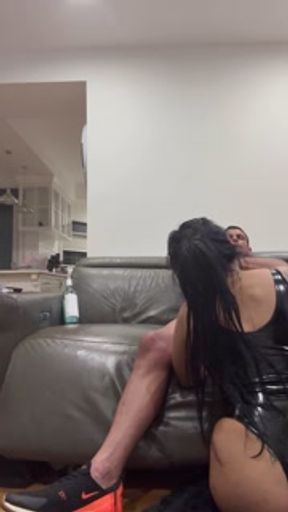 Sucking it like a good milf