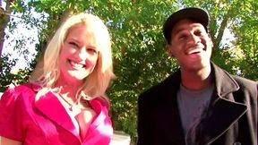 bridgett lee devours julius ceazher s big black cock