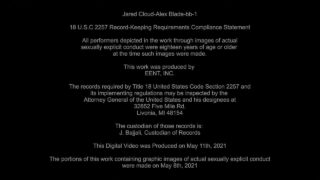 Avsugning, barbacka, ansiktsbehandling, kukar, het blondin, rumpa, bubbla – ung spinkig tonåring Alex Blade och Jared Cloud, stor kuk blir analknullad