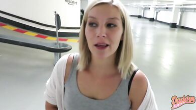 Shipped in the middle of a parking garage