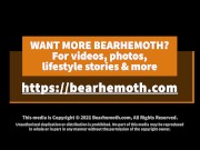 Bearhemoth Huge Belly Jiggle plus Slow Motion - Giant six foot four, 702+ pound Superchub!