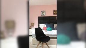 Latina girl gets off with big dildo