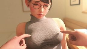 Spectacled Senseis Reward Diary 02 Nipple-Finding Game