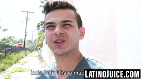 Straight Latino cums while getting pounded POV
