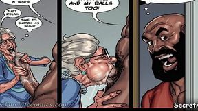 Granny Slut Teaches Extreme Deepthroat in Art Class S2E1 XXX Comic