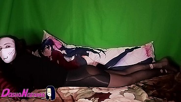 DashaNoihara #16 - I put on a nylon skirt and wanted to tear my pantyhose