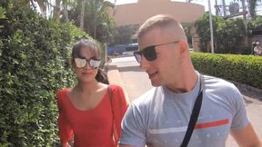 ”Big boobs Thai amateur GF horny blowjob & wild fucking on top”