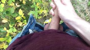 Hot boy MASTURBATE OUTDOOR - 23 cm