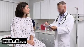 Naughty Teen Dharma Jones Rides the Doctor's Big &mdash;  Fat Dick to Cure Her Back Ache - Pervz