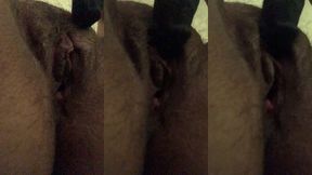 mon gode noir caresse mon clito