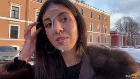 Filthy Whore Sucks Cock&#x1F32D; Until Drenched in Cum - Cumwalk