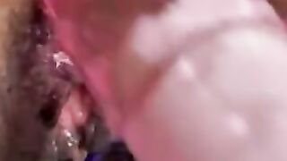 Black chick Sex Toys Booty While Masturbating