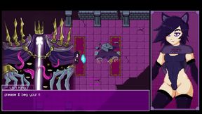 Nekomancer - Futanari Emo Witch Video Game - With Monsters