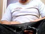 Hot gay porn producer jacks off in toilet to become famous