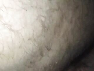 Cumming with a brush in the booty