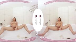 VRB T-GIRL Naughty Bianka masturbating while bathing