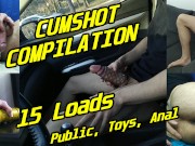 Cumshot Compilation #4 - 15 Loads