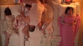 Discover Remarried Partner's Beauty - First Time Sharing Bed Together! Intimate Moments