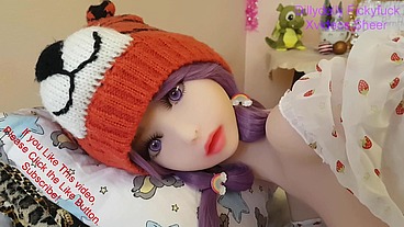 Winter collection, Cute animal in a cap, I'll fucking my realdoll