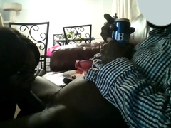 Amateur webcam blowjob and cumshot