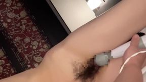 East Asian MILF&#039;s Private Hairy, Shaved Webcam Show: DIY BDSM With Toys