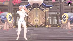 Genshin Impact - Barbara Dancing (3D HENTAI)