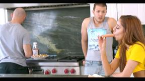 ”Super charming stepsis seduces her stepbrother”