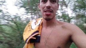 passei o dia no mato levando gozada de macho