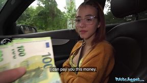 Public Agent - I creampied her tight little pussy outdoors