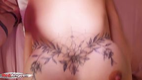 Young redhead slut loves rough throath fuck and oral creampie