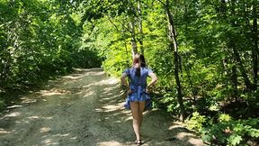 Walked sans underwear &mdash;  ran naked&#x2014;exciting and bold!