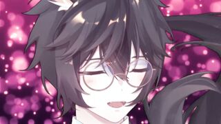 Seikyuu VA's uncensored hentai - gojo satoru's solo male masturbation in HD