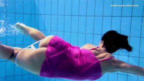 Zlata Oduvanchik underwater swimming babe