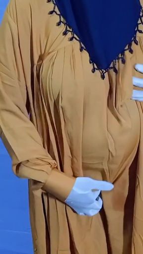 Indian Muslim Hijabi Beautiful Wife Satisfying Her Sexual Hunger With Her Hands - Clear Hindi   Clip 1