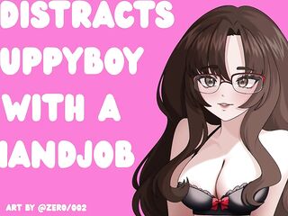 Girlfriend Distracts Puppyboy During the time that This guy Reads (Audio Porn)