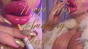 Huge Lip Smoking Perfection | Vienna Xtreme