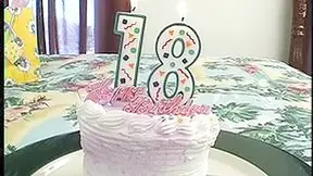 Dp On Her 18 Birthday Dirty Teen 18+ Got 2 Cocks