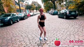 Risky Public Sex with Naughty Red Head Teen