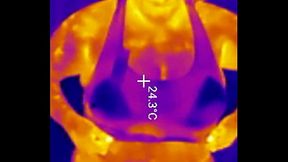 Sports Bra Try-On, Boob Bounce Tests, Naked Twerk Tease THERMAL POV (4K Portrait)