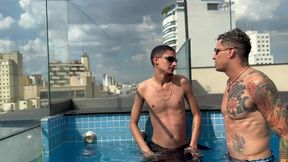 perdeu a aposta pro brunao teve que mamar e dar o cu