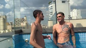 perdeu a aposta pro brunao teve que mamar e dar o cu