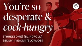 Two dudes gangbang me to climax&#x1F680; with loud moans [audio porn] [group sex]