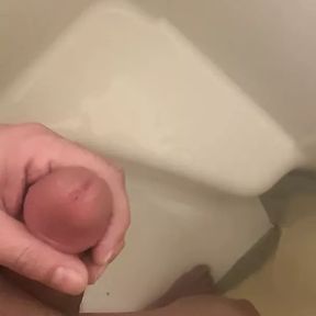 Shower cumshot